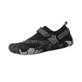 thumbnail image 1 of Women's Water Shoes Fashionable and Versatile Plus-Size Outdoor Breathable Diving Shoes Spring/Summer Style Comfortable Printed Sole Women's Black Shoes, 1 of 9