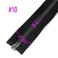 thumbnail image 2 of HAHDAXIA Black Nickel Separating Metal Zipper for Sewing (30 Inch), 2 of 7
