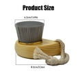 thumbnail image 2 of Acdanc Face Scrubber Soft Facial Cleansing Brush Wooden Handle Face Exfoliator for All Skin Types, 2 of 6