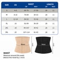 thumbnail image 6 of KIWI RATA Mens Waist Trainer Trimmer Tummy Control Shapewear Slimming Girdle Stomach Band Back Support Body Shaper Belt, 6 of 6