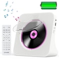 thumbnail image 1 of Reproductor de CD KOVCDVI portátil de escritorio Bluetooth con altavoz, 1 of 1
