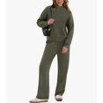 thumbnail image 6 of Women's two-piece oversized sweatshirt and jogging sweatpants set comfortable casual wear with pockets, 6 of 9
