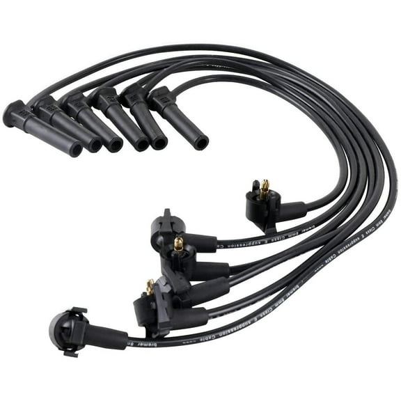 Bodeman Ignition Spark Plug Wires 8mm (6PC Set) for 2002-2004 Ford Explorer, 2001-2005 Mercury Mountaineer - V6 4.0L