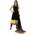 thumbnail image 2 of Atasi Womens Anarkali Kurta Salwaar Kameez Suit with Dupatta Chic Ethnic Dress, 2 of 4