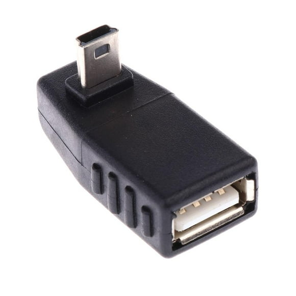 Mini USB Adaptador USBdel mini varón Accesorios para , MP3, MP4, MP5, PDA Ángulo de hacia abajo