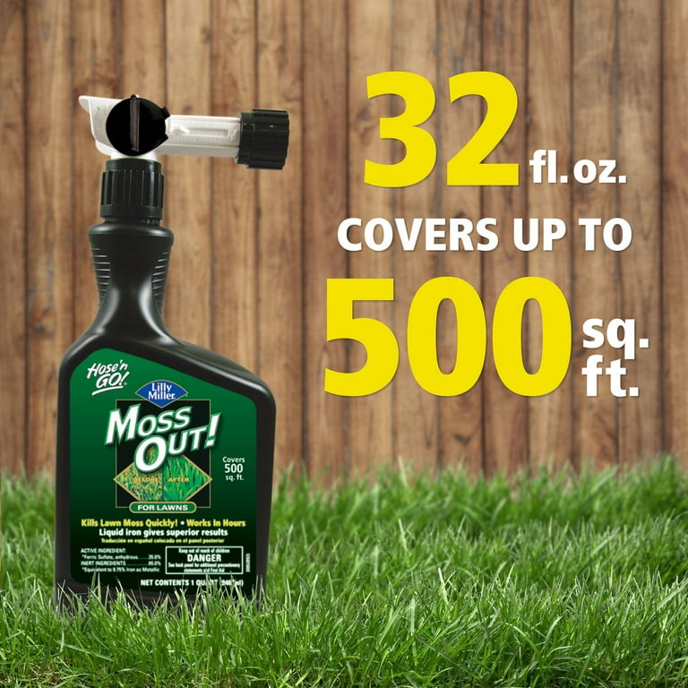 Lilly Miller Moss Out for Lawns Liquid Moss Killer Herbicide 32 oz