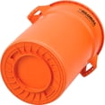 thumbnail image 2 of Global Industrial 44 Gallon Plastic Trash Can, Bright Orange, 2 of 5