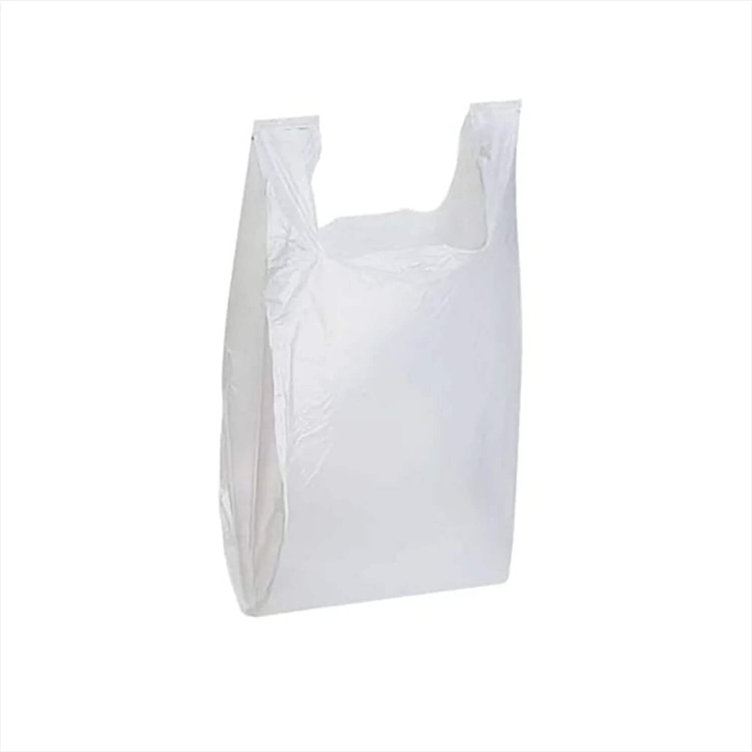 セール 一番安い White Clear Plastic 12 - Handles with Bags T-shirt ミュージシャン