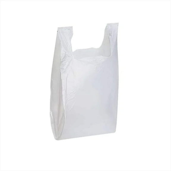 T- Shirt Bag White (hp1011) (11 mic) 12" x 7" x 22" - Case - 1700 Units