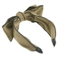 thumbnail image 6 of Unique Bargains 1 Pc Double Layered Bow Knot Headband Hairband for Women Khaki 2.6 Inch Wide, 6 of 7