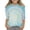 Sky Blue, variant on YOUYEDIAN Kids Girls 3/4 Sleeve Shirts Size 9-10 Floral Graphic Top Crewneck T Shirt Cute Outfits Sky Blue 9-10 Years