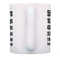 thumbnail image 4 of ThisWear Turning 50 Birthday Presents 50 Years 1 Happy Birthday 50th Birthday 11 ounce Coffee Mug, 4 of 4