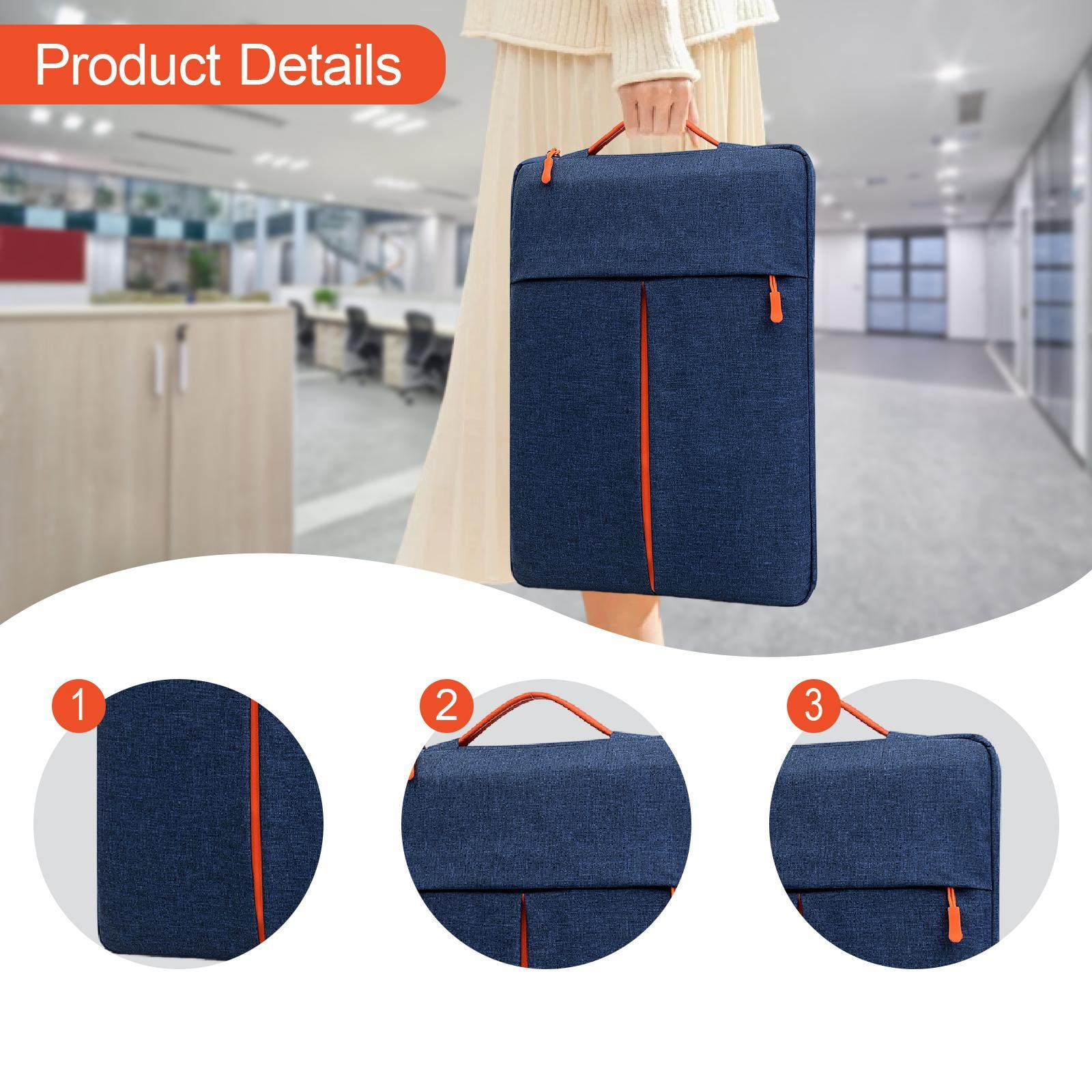 LeeQinersw Laptop Sleeve Bag Briefcase Notebook Bag Carrying Case Portable Computer Bag Blue