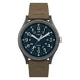 thumbnail image 1 of Timex TW2T68200 Men's MK1 Blue Dial Leather Strap Watch, 1 of 3