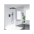 thumbnail image 2 of 10 Inch Rainfall Shower System Shower Head with Handheld Shower Wall Mounted, 2 of 5
