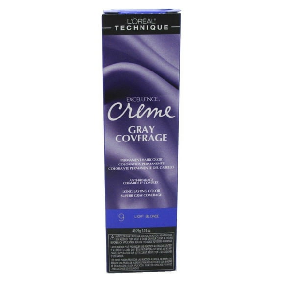 Loreal Excel Creme Color #9 Light Blonde (3 Pack)