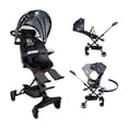 thumbnail image 1 of Carriola para Bebé de Viaje The Baby Shop  con Asiento Giratorio 360, Plegable, Reclinable Negro, 1 of 7