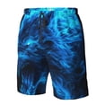 thumbnail image 4 of Fotbe Wolf Trajes de Baño Estampados para Hombre, Shorts de Verano de Secado Rápido, Ropa de Playa, Bañadores-XX-Large, 4 of 6
