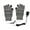 Gray-1, variant on WREESH Women's Heated and Warm Winter Gloves All Finger Adjustable Temperature, Removable and Washable Electric Heated Gloves Black