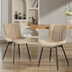thumbnail image 1 of Yeshouse Juego de 2 sillas de comedor tapizadas estilo mid-century, cuero sintético y patas metálicas, 1 of 11