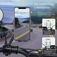 thumbnail image 4 of Motorcycle Phone Holder Bike Riding Cellphone Mount Anti-Fall Mount Holder, 4 of 9