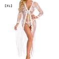 thumbnail image 1 of Encantador conjunto de ropa interior Traje de lencería de encaje Ropa encantadora lavada a mano para adultos, Blanco, XL Inevent XX000040-24, 1 of 1