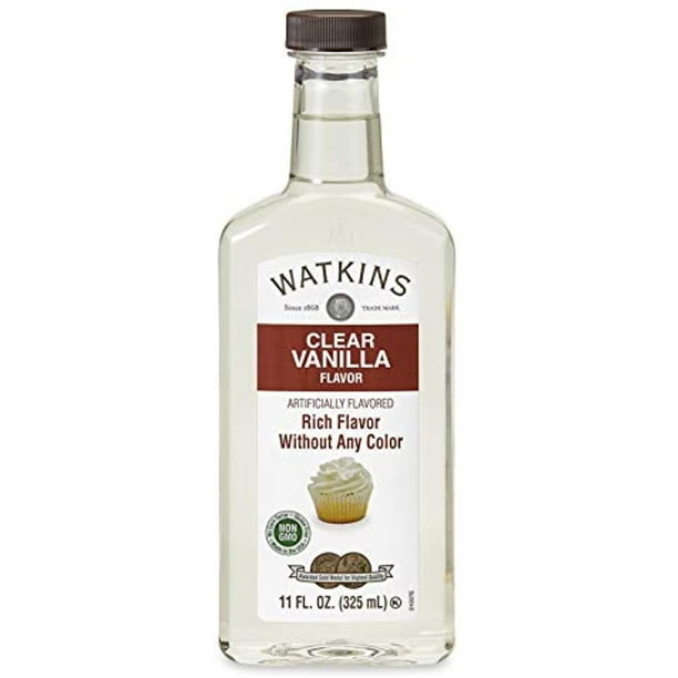 Watkins Clear Vanilla Flavor Extract, 11 Oz. Bottle, 1 Count (Packaging