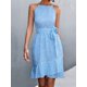 thumbnail image 1 of 2023 Summer Short Boho Dress Women Mini Floral Print Dress Female Sleeveless Bohemian Halter Dress For WomenXL Gao Jinjia LED, 1 of 2