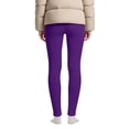 thumbnail image 6 of Resicozy Girls' Fleece Leggings, Elastic Stretch Waistband Warm Pants For Kids Thick Soft Fabric, Versatile Daily Sports Wear 2-15 Years Dark Purple 160, 6 of 6