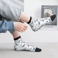 thumbnail image 2 of Pofeuu Undersea Animals Print 30cm Socks, Adult Running Hiking Socks for Youth and Adult, 2 of 7