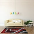 thumbnail image 2 of Rectangle Dolly Red Shag 8 ft. x 10 ft. Area Rug for Entryway, Living Room, Dinning Room, etc., 2 of 7