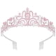 thumbnail image 1 of Didder Tiara de cristal plateado corona diadema princesa elegante corona con peines para mujeres niñas novia boda fiesta de cumpleaños, 1 of 4
