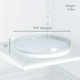 thumbnail image 4 of YouCopia FridgeView Fridge Turntable with Mat, Lazy Susan Organizer for Refrigerator Storage, 11”, 4 of 5