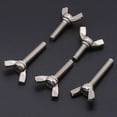 thumbnail image 3 of YTRFGH-M4-0.7 x 16mm (30 Pack) Stainless Wing Bolts Thumb Screws Bolts, 304 Stainless Steel 18-8, Bright Finish, UNC Coarse Thread, 3 of 4