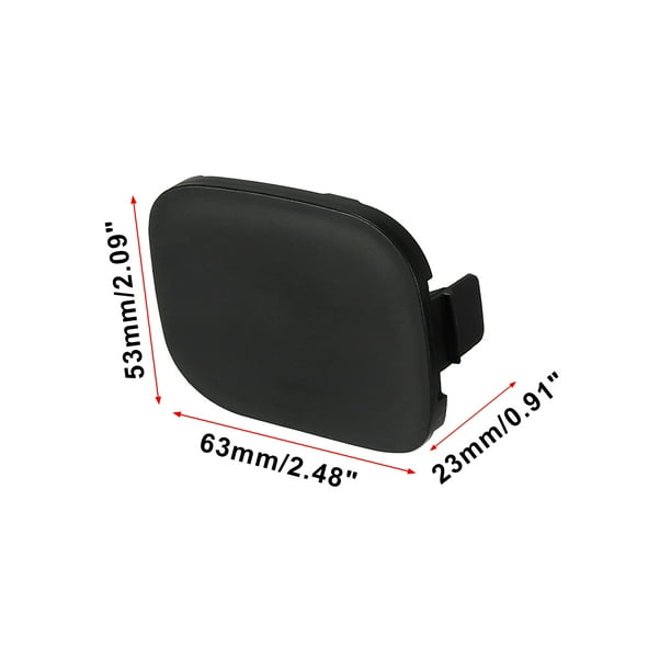 Front Bumper Tow Hook Eye Cover Cap For Toyota Prius 2016 2017 Black Unpainted Plastic Exterior Car Parts 5212847050 5212847070