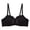 Black, variant on Miorin Under $4 Women Wireless Lace Bras, Supportive Breathable No Underwire Minimizer Bra, Push‑Up Full‑Coverage T‑Shirt Bra, Soft Cotton Brassiere for Daily Wear Multi‑Color Available