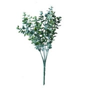 Artificielle Fausse Soie Eucalyptus Plante Verte Fleurs Mariage Maison Jardin Décor