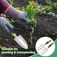 thumbnail image 6 of Uxcell 12pcs Garden Hand Shovel 11.81 x 2.95" Aluminum Transplanting Trowel Garden Tools, Yellow & Green, 6 of 7