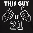 thumbnail image 3 of CafePress - This Guy Is 21 T Shirt - Men's Classic Graphic Cotton T-Shirt, 3 of 4