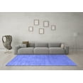 thumbnail image 3 of Ahgly Company Indoor Rectangle Abstract Blue Contemporary Area Rugs, 2' x 3', 3 of 4