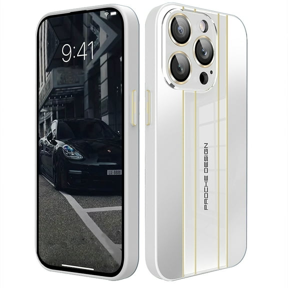 SaniMore Designed for iPhone 13 Pro Max Case (2021), Shockproof TPU Slim Case Built-in One-Piece Lens Film Anti-Drop Armor Protection Cover for Apple iPhone 13 Pro Max 6.7-inch, White