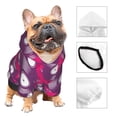 thumbnail image 3 of Fotbe Vintage Vinyl Record Sudadera con Estampado para Perros Pequeños – Suéter con Capucha para Mascotas, Tela Suave de Forro Polar con Bolsillo-Large, 3 of 7
