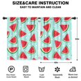 thumbnail image 2 of Blackout Kids Curtains,Summer Watermelon Childrens Insulated Curtains Set Of 2,Bedroom Essentials,Toddler Room Decor 42x54in(106x137cm), 2 of 4