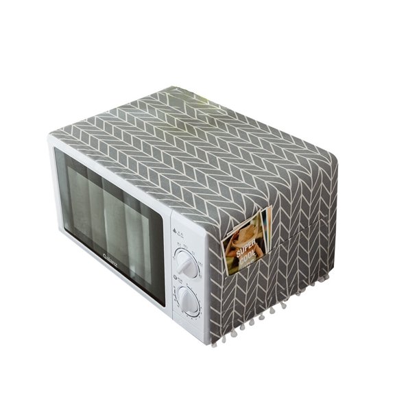 FRCOLOR 1Pack Rectangular Gray Cover for Kitchen Appliance Dustproof and Protective 35.4x35.4in