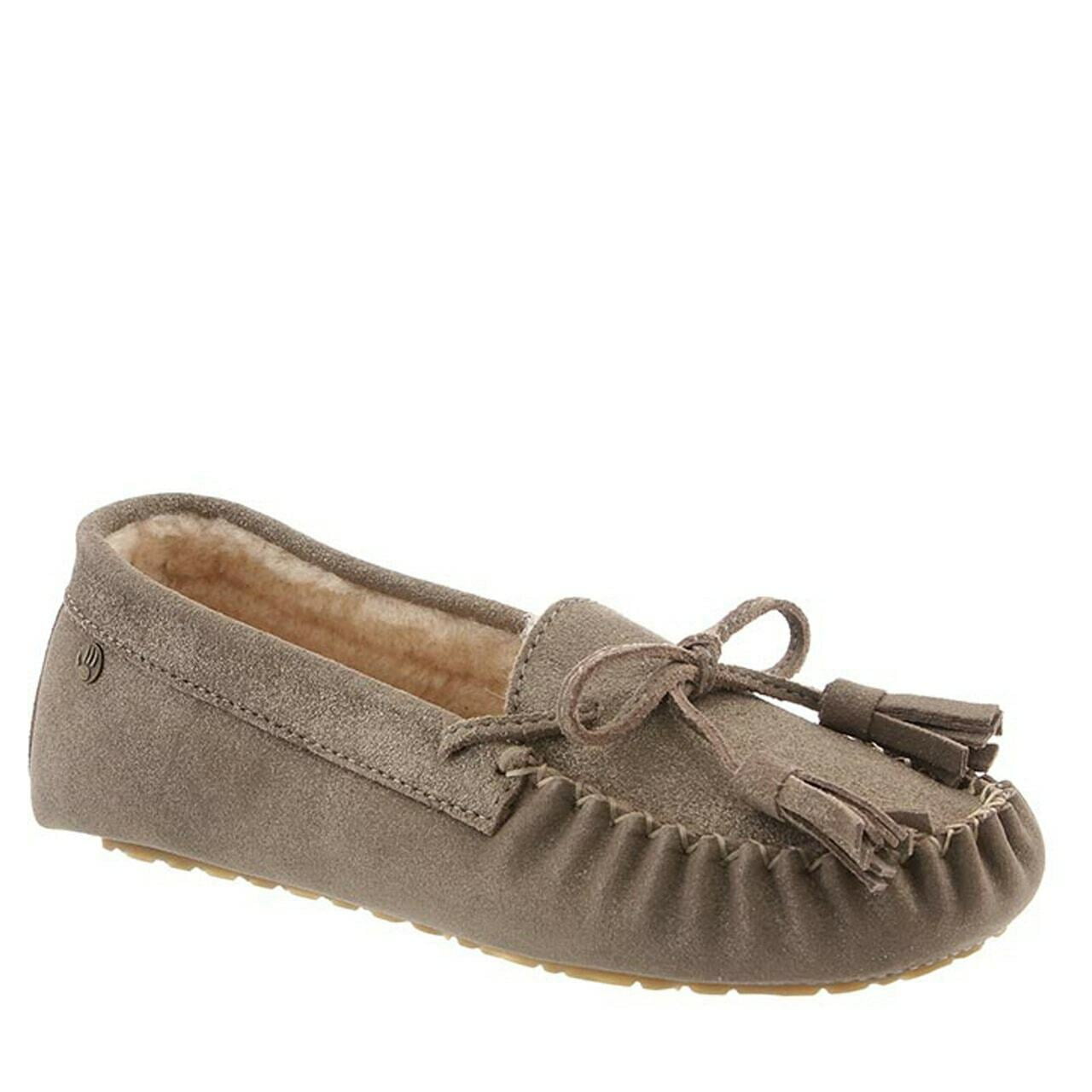 Bearpaw Women's Pewter Distressed Rosalina Slippers, Size 12 - Walmart.com