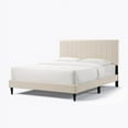 thumbnail image 3 of Dove Tufted Upholstered Platform Bed - Pearl White - Queen, 3 of 7