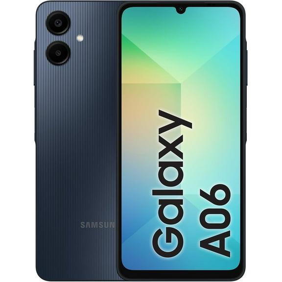 Neuf - Samsung Galaxy A06 4 Go RAM, 64 Go Mémoire, Double SIM, Téléphone Déverrouillé (SM-A065F/DS) - Noir