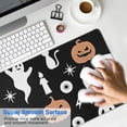 thumbnail image 4 of Long Mouse Pads for Desk,Halloween Ghosts Pumpkins and Spooky Icons Desk Mats on Top Of Desks, Desk Mouse Pad Extra Large with 3mm Non-Slip Base and Stitched Edge for Gaming,Work,Home 31.5x11.8in, 4 of 4