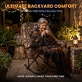 thumbnail image 3 of MOPHOTO Oversized Heated Rocking Camping Chair Support 330 lbs,Portable 3 Adjustable Heating Levels,Folding Quick Setup,Compact Storage,Lawn Chair with Side Pockets for Outdoor(Heated), 3 of 8