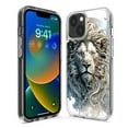 thumbnail image 3 of MUNDAZE Apple iPhone 11 Pro Abstract Lion Sculpture Shockproof Clear Hybrid Protective Phone Case Cover, 3 of 5